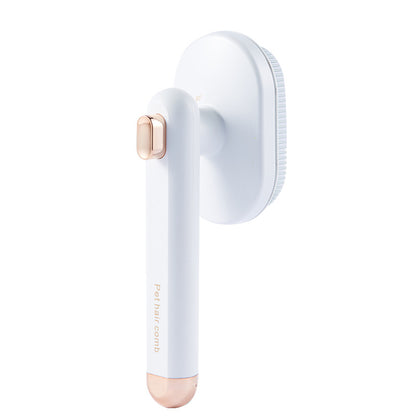 Self‑Cleaning Pet Hair Comb — Gentle Grooming Brush for Dogs & Cats, Removes Loose & Floating Fur