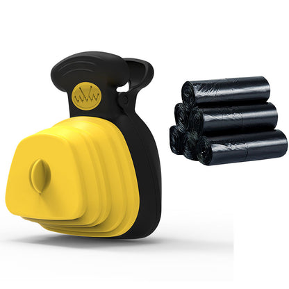 Portable Dog Waste Bag Dispenser + Foldable Poop Spoon — Travel‑Friendly & Hygienic