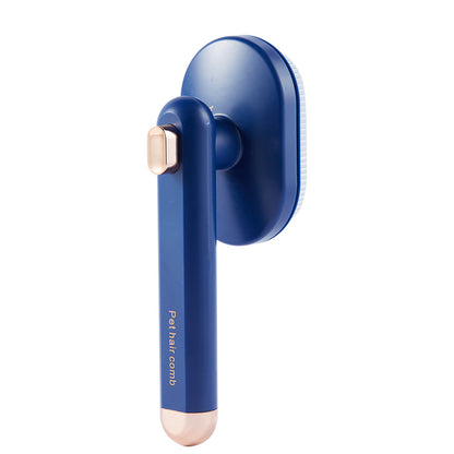 Self‑Cleaning Pet Hair Comb — Gentle Grooming Brush for Dogs & Cats, Removes Loose & Floating Fur