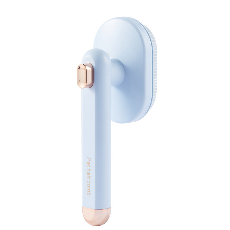 Self‑Cleaning Pet Hair Comb — Gentle Grooming Brush for Dogs & Cats, Removes Loose & Floating Fur