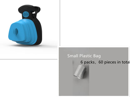 Portable Dog Waste Bag Dispenser + Foldable Poop Spoon — Travel‑Friendly & Hygienic