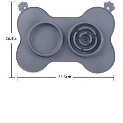 Silicone Licking Mat for Dogs & Cats — Slow‑Feed, Anti‑Slip, Anxiety Relief Feeder