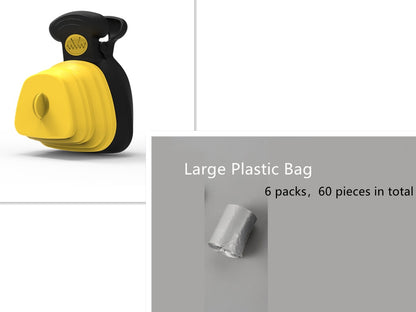 Portable Dog Waste Bag Dispenser + Foldable Poop Spoon — Travel‑Friendly & Hygienic